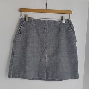 Esprit Grey Corduroy Mini Skirt with Pockets Size Small